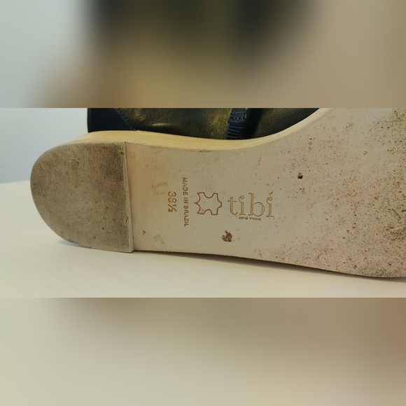 Tibi Ellison black lace up leather sandals - Picture 2 of 9